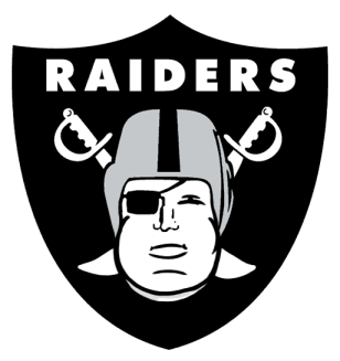 Oakland Raiders Fat Logo fabric transfer
